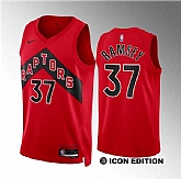 Men's Toronto Raptors #37 Jahmi'us Ramsey Red Icon Edition Stitched Basketball Jersey Dzhi,baseball caps,new era cap wholesale,wholesale hats
